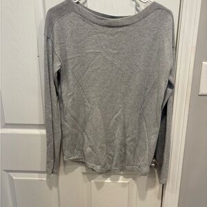 Talbots Light Gray Knit Top